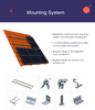 Installation Parts of home use Solar Roof Power System