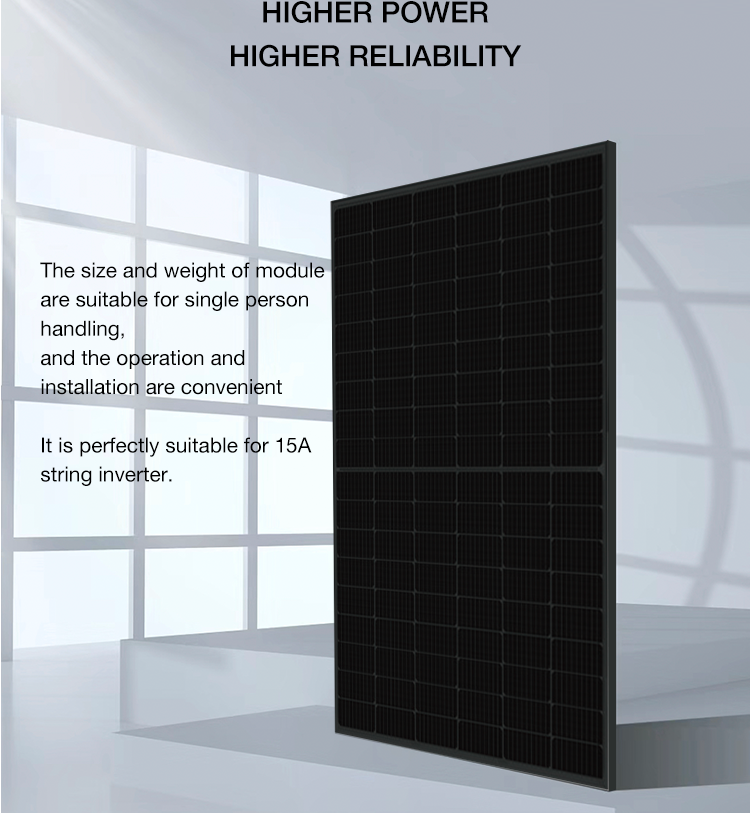  540w Black Side Solar Pane