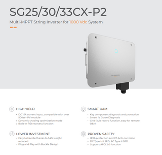 35kw Inverter for Roof mounted Solar energy System