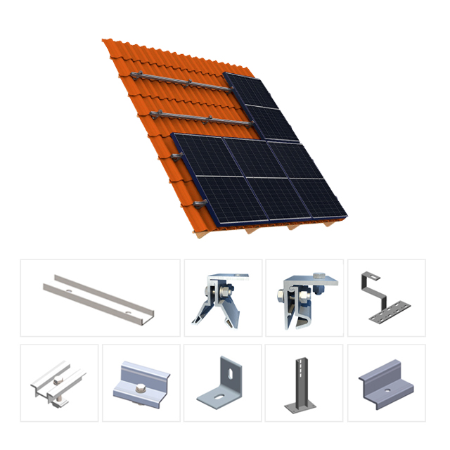 Solar System Parts for green power use and installation